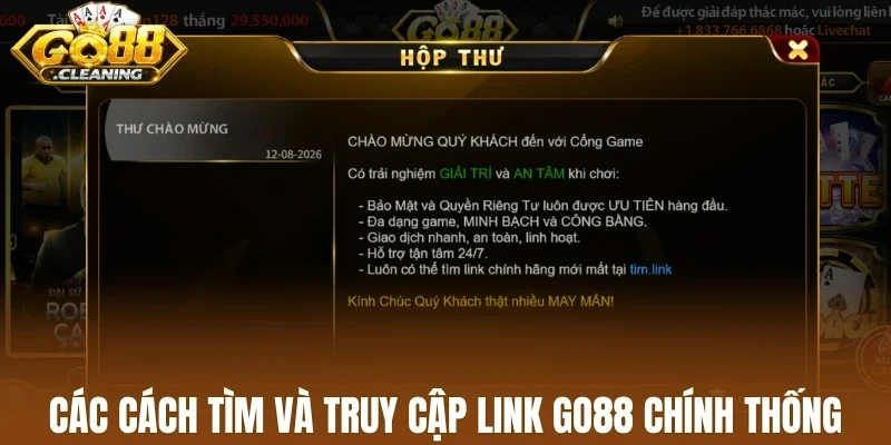Các cách tìm và truy cập link Go88 chính thống