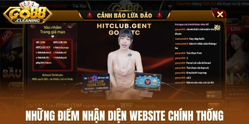 Những điểm nhận diện website chính thống