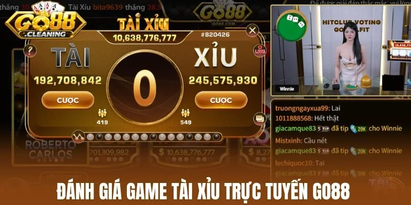 Đánh giá game tài xỉu trực tuyến Go88