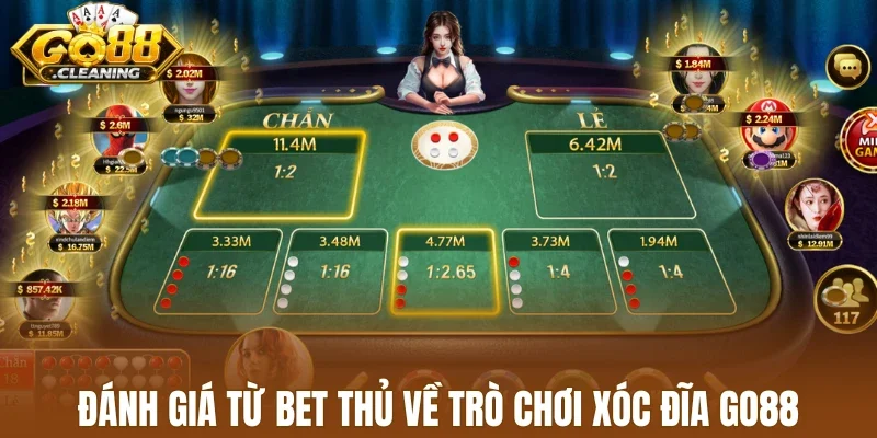 Đánh giá từ bet thủ về trò chơi xóc đĩa Go88