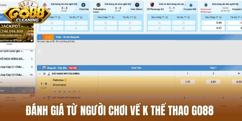 Đánh giá từ người chơi về K thể thao Go88
