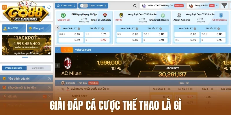 Giải đáp cá cược thể thao là gì
