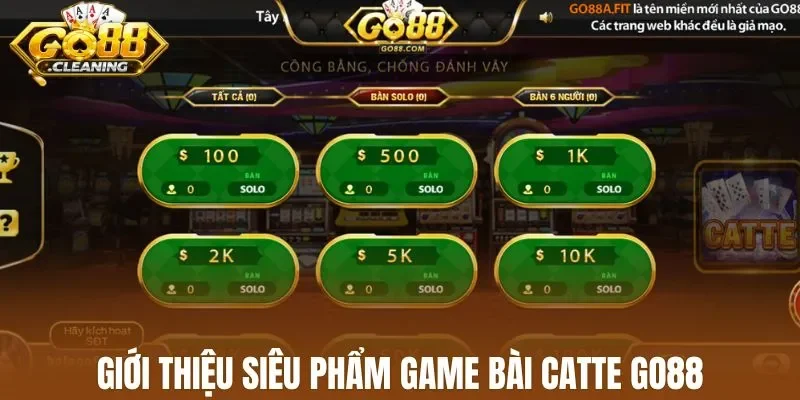 Giới thiệu siêu phẩm game bài catte Go88