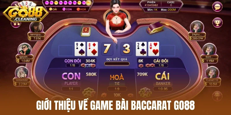 Giới thiệu về game bài baccarat Go88