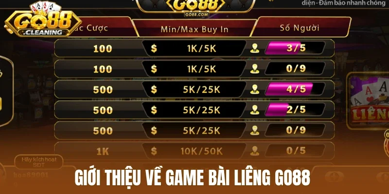 Giới thiệu về game bài liêng Go88