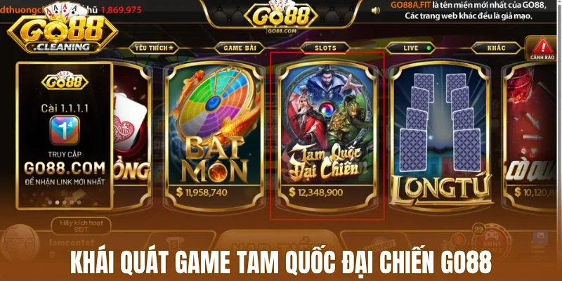 Khái quát game tam quốc đại chiến Go88