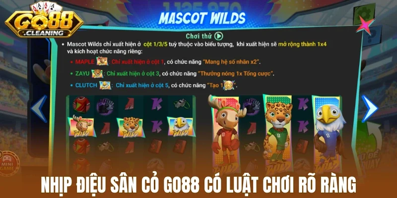 Nhịp điệu sân cỏ Go88 có luật chơi rõ ràng