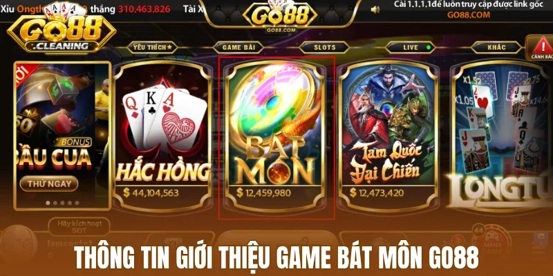Thông tin giới thiệu game bát môn Go88